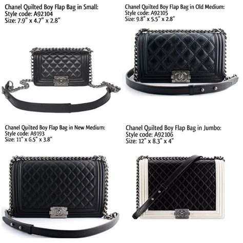 chanel small boy bag dimensions|Chanel Boy Bag Reference Guide .